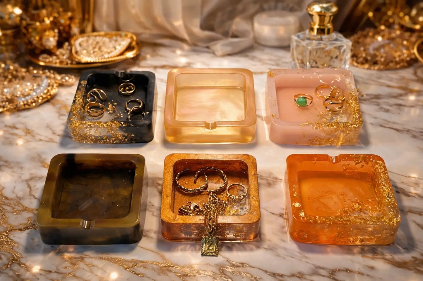 The Mini Luxe Tray - Gold Edition Z C Designz
