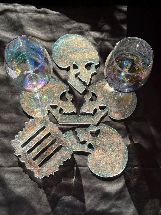 Skeleton Coaster Set