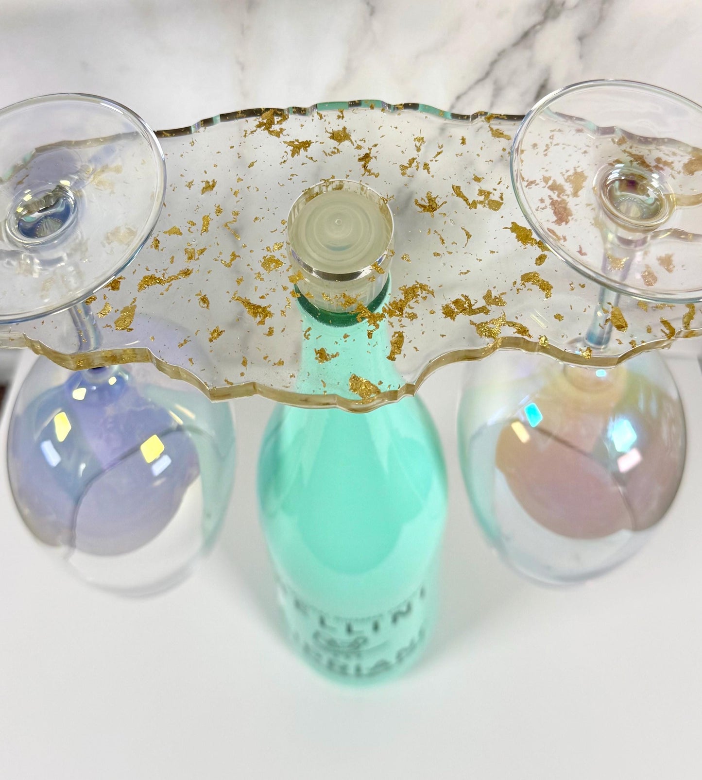Wine Me Down - Bottle & Glass Holder