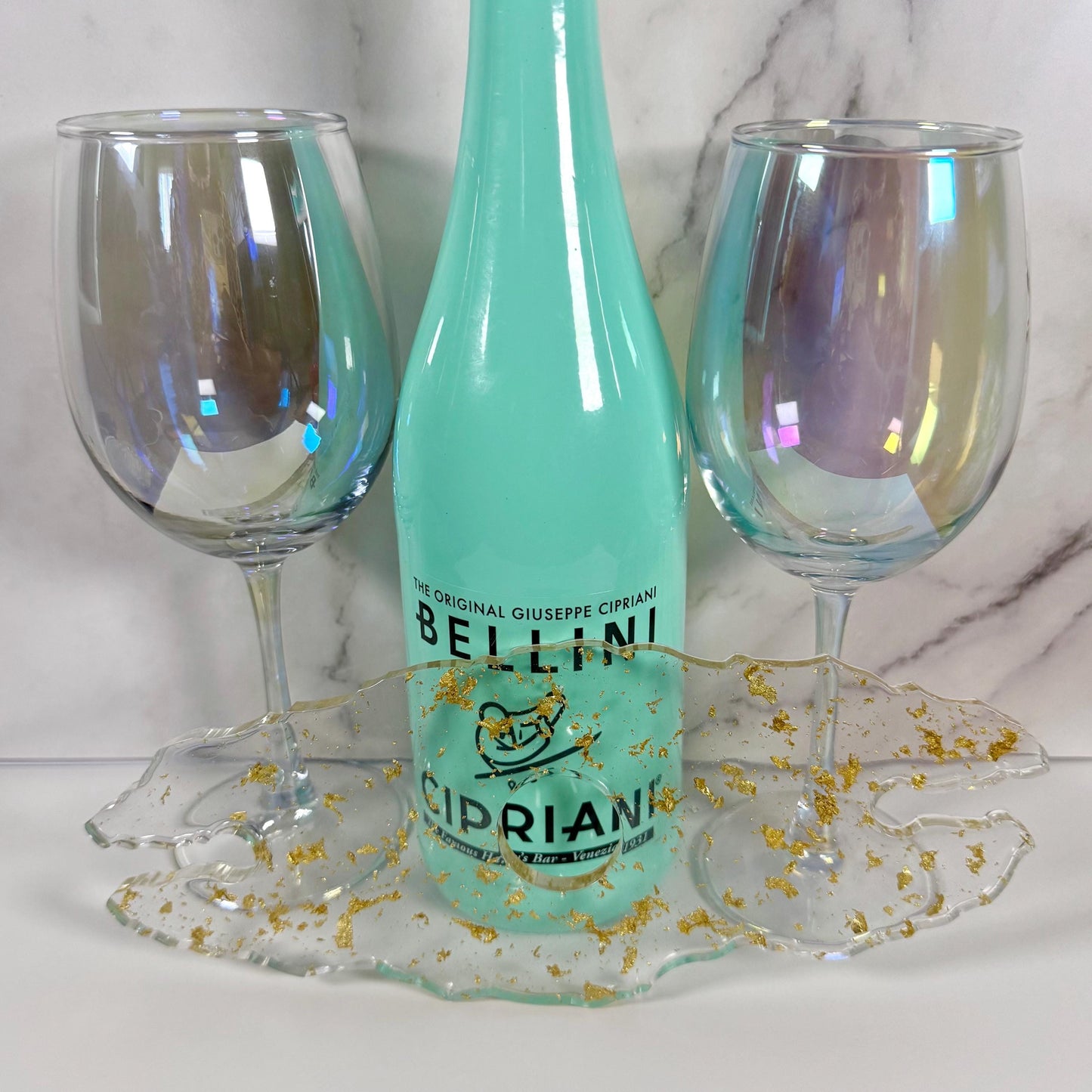 Wine Me Down - Bottle & Glass Holder