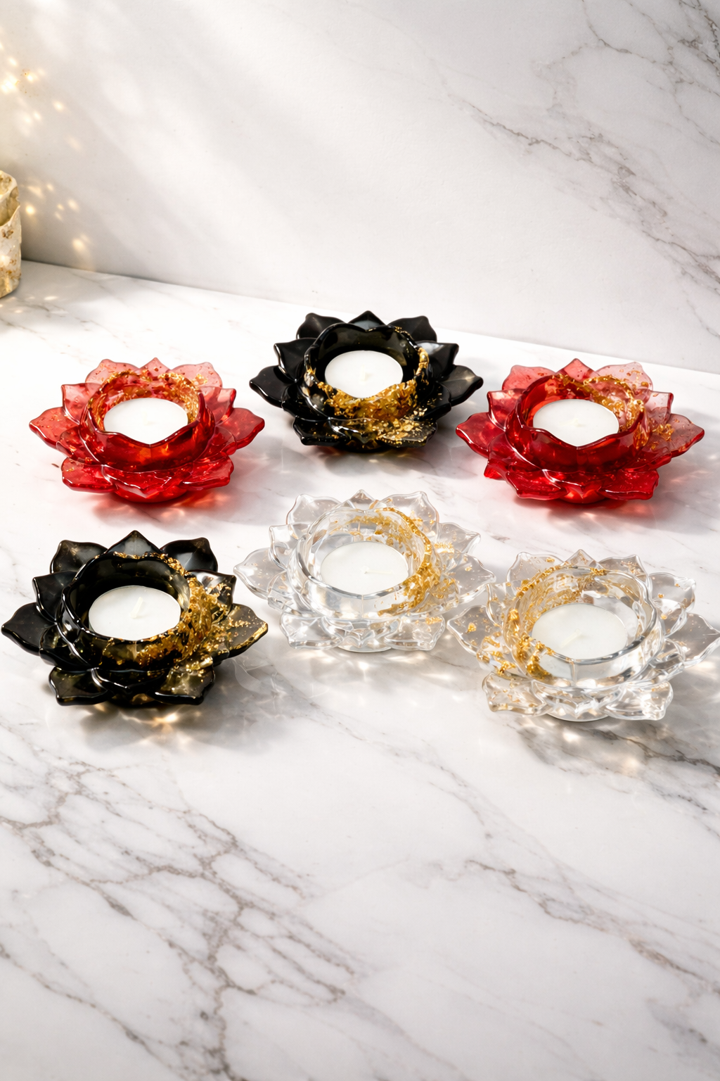Flower Bomb Candleholders
