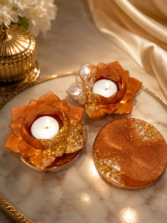 Flower Bomb Candleholders